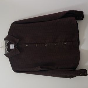 Womens Westbound No Iron Soft and Comfortable Vegan Faux Suede Button Down Shirt